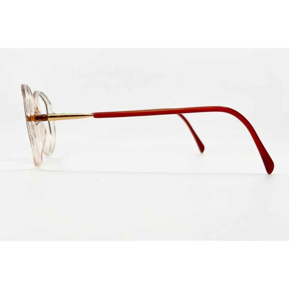 Silhouette Eyeglasses Womens Brown Gold Oval SPX 1861 20 6103 54-12-130